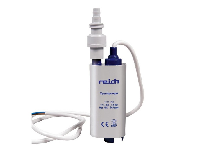 REICH pompa acqua ad immersione 12 v 12 lt/min con valvola di non ritorno